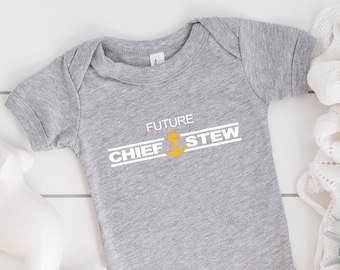 Future Chief Stew Baby Bodysuit