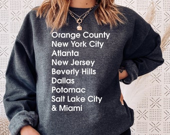 The Real Housewives Cities All Sweatshirt | Bravo TV