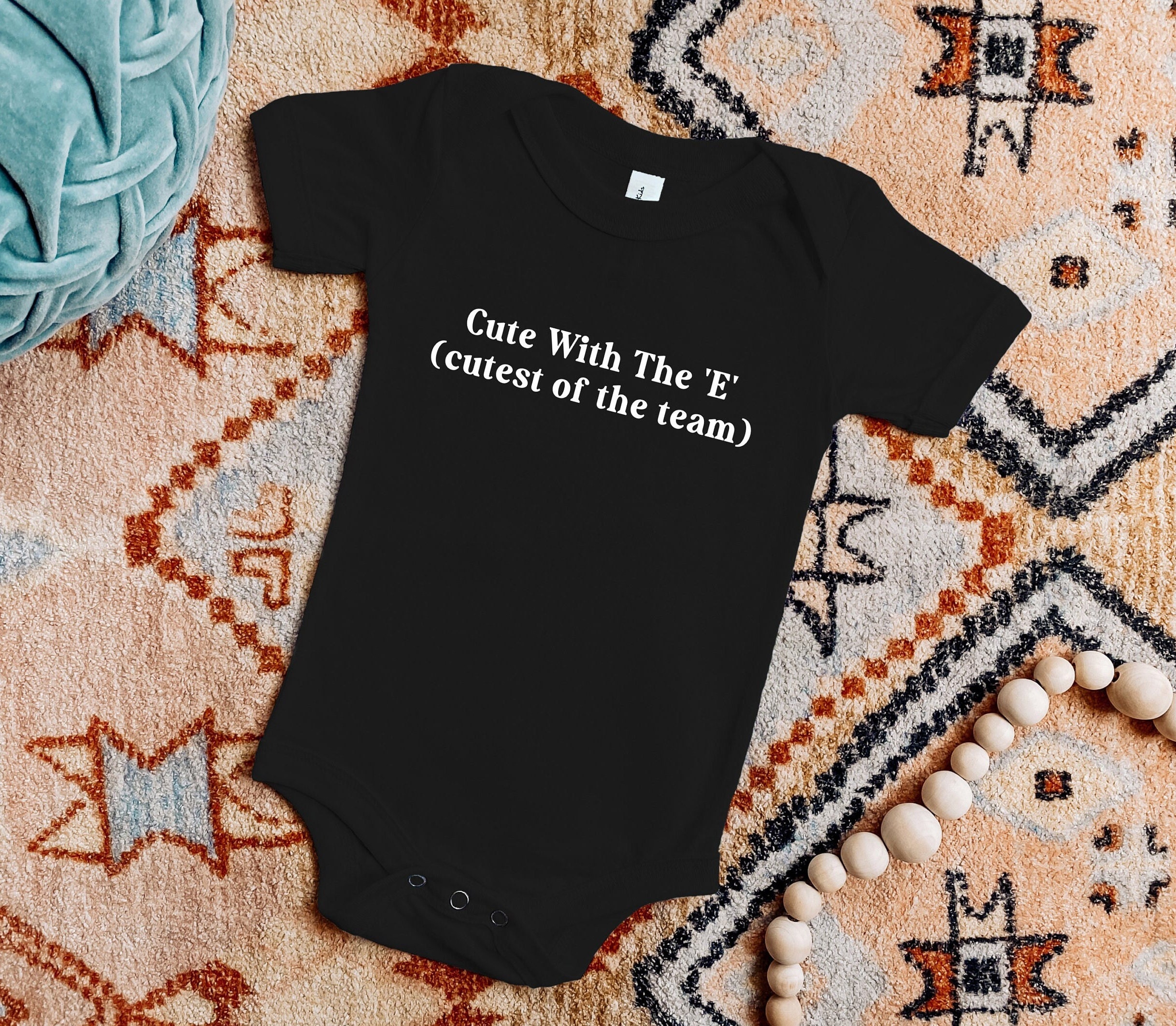 Cute With the 'E' Baby Bobdysuit - Etsy