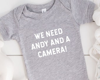 We Need Andy and a Camera! Baby Bodysuit