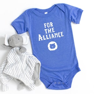 For The Alliance Baby Bodysuit | World of Warcraft