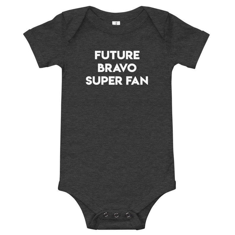 Baby/'s First Birthday Real Housewives Fan Future Bravo Super Fan Baby Onesie Baby Shower Gift Bravo Baby Onesie