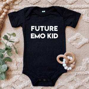 Future Emo Kid Baby Bodysuit