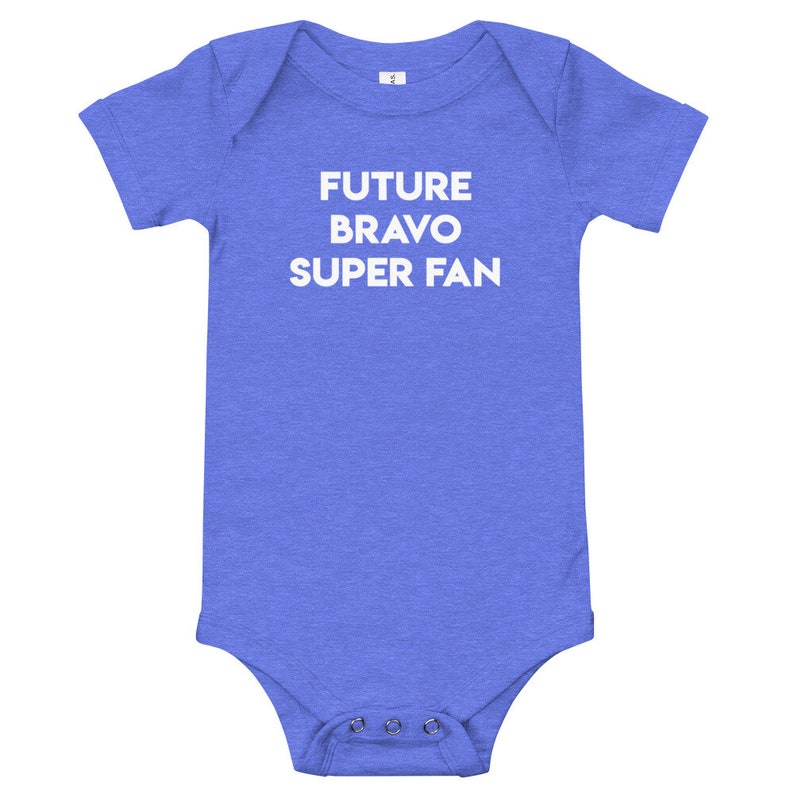 Baby/'s First Birthday Real Housewives Fan Future Bravo Super Fan Baby Onesie Baby Shower Gift Bravo Baby Onesie