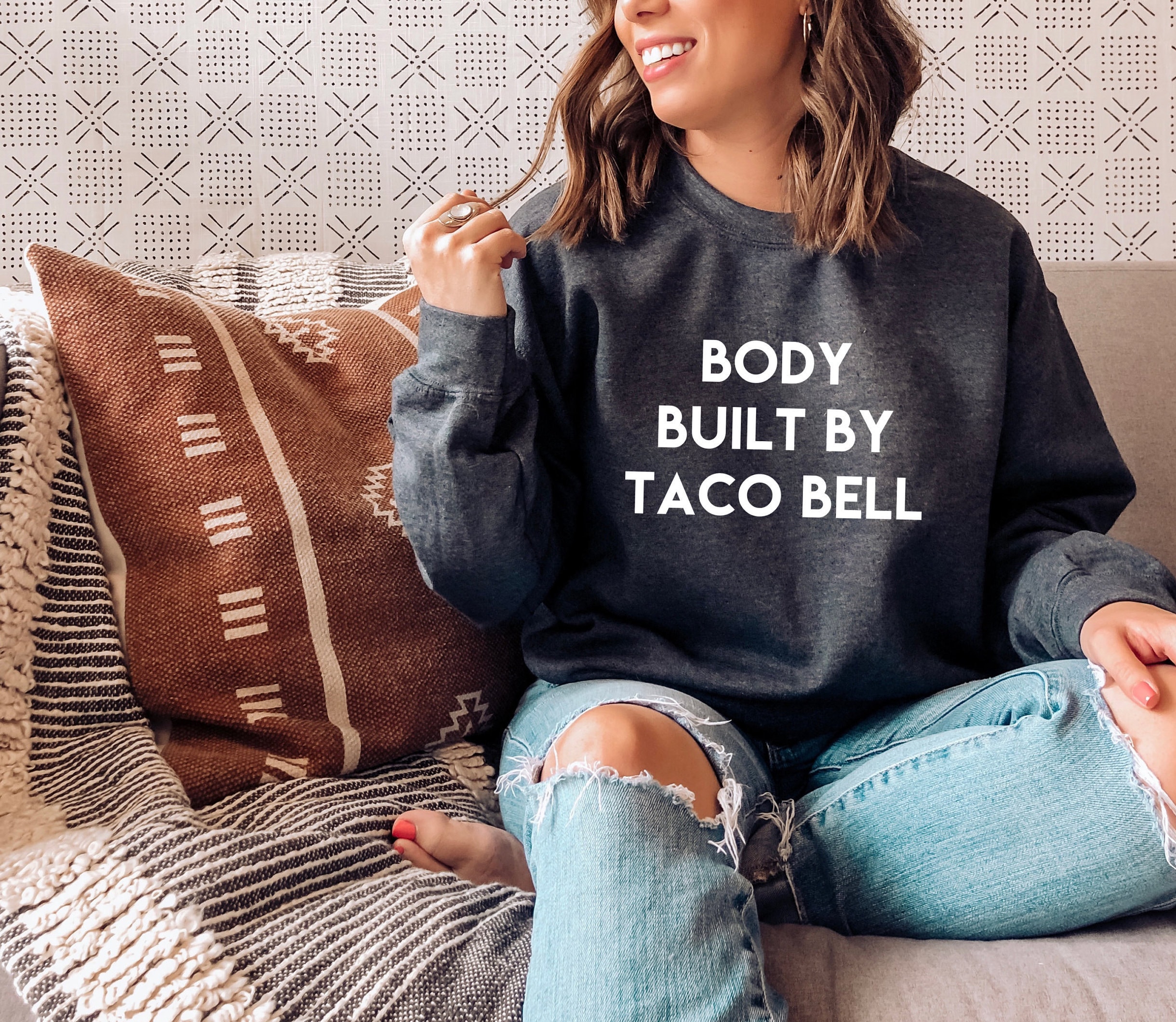 taco bell christmas premium Ugly Sweater - Owl Fashion Shop