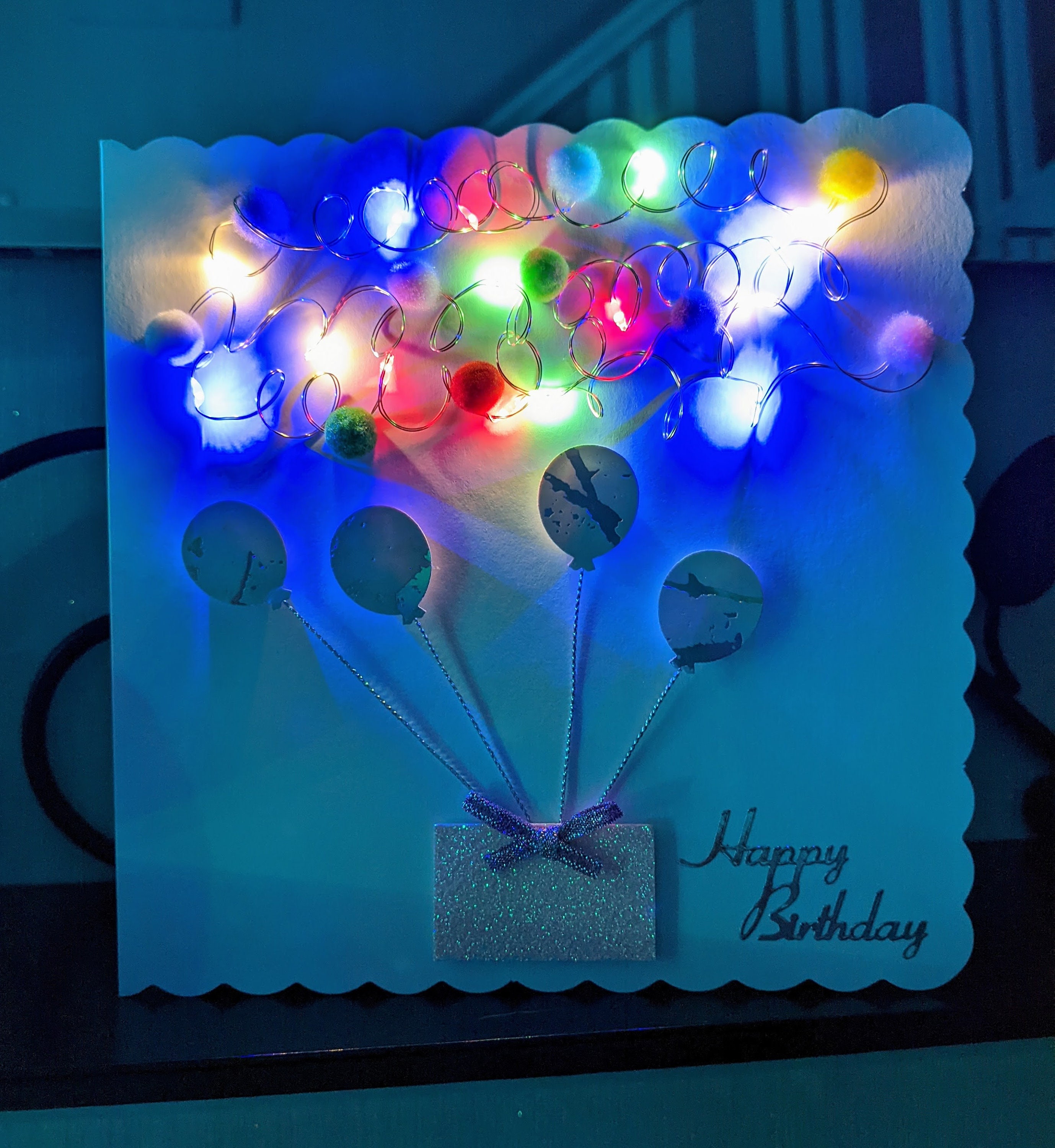 Light up Cards Extra Special Cards Multicoloured Led Cards Etsy UK