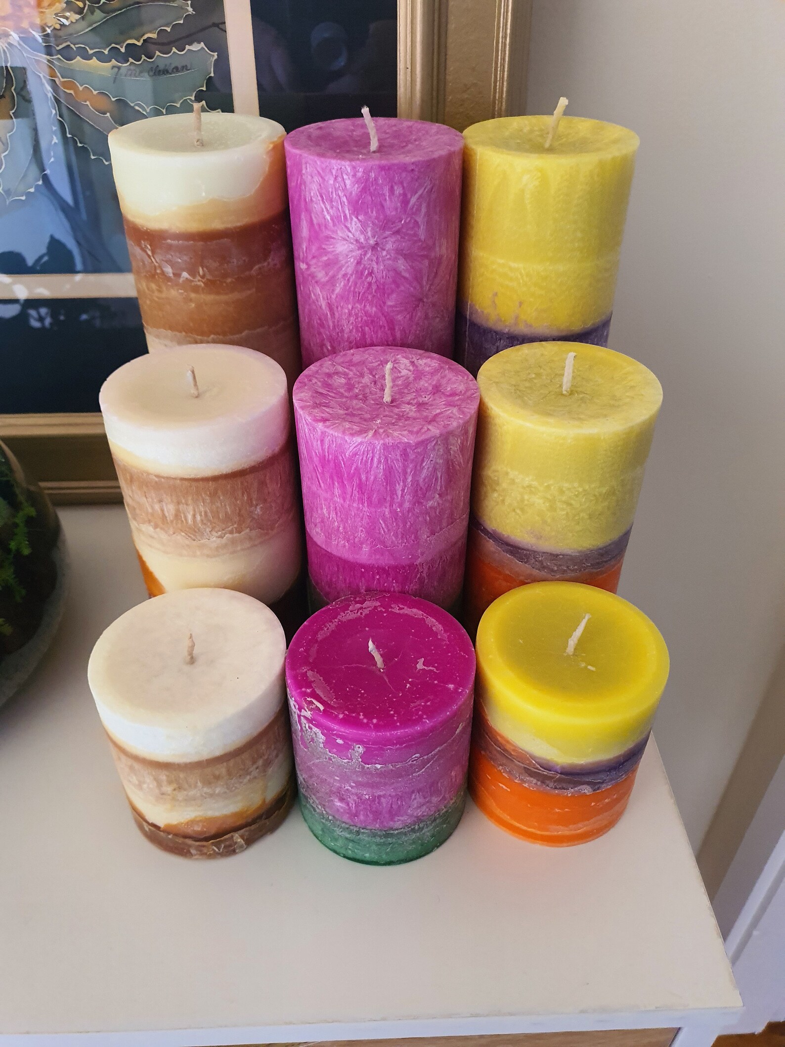 Custom Pillar Candles Etsy