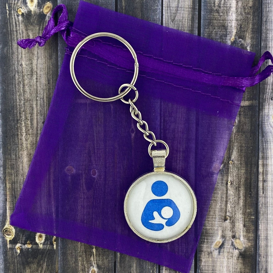 Breastfeeding Keychain Breastfeeding Support Natural Mom Etsy