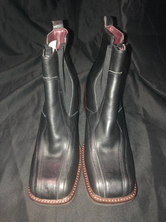 frye black ankle boots