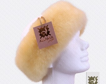 100% Baby alpaca fur headband, warm and soft, excellent for every occasion, winter headband / gift for women