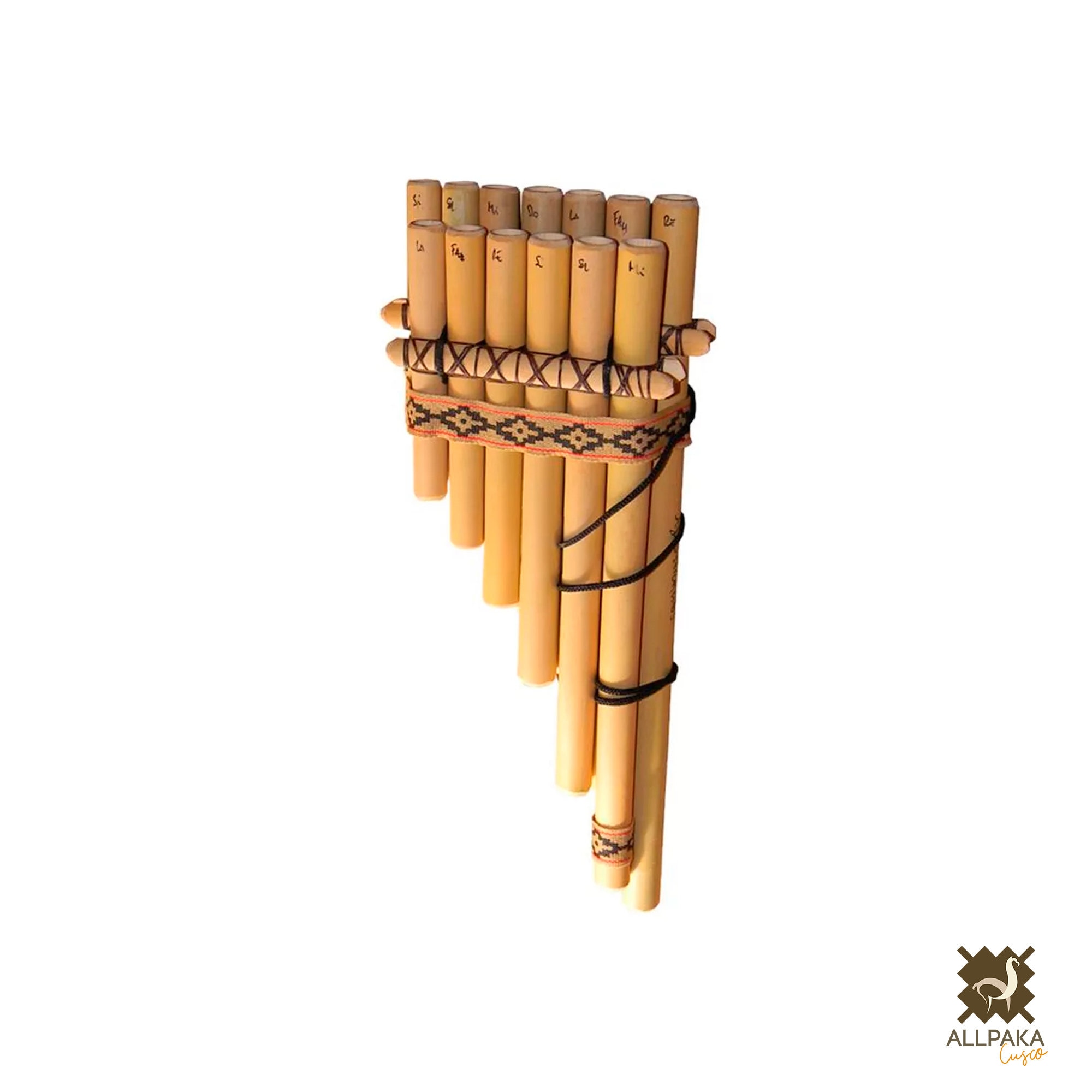 Handmade Andean Zampoña - Bamboo Instrument From Peru - Tuned in G ...