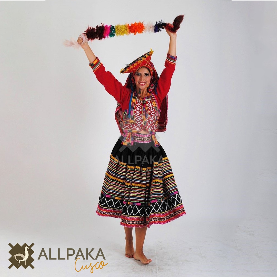 Valicha Peruvian Dance Costume for Adults Traditional Folk Attire Etsy