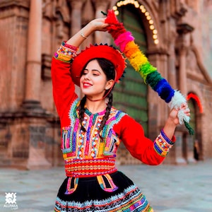 Typical Valicha costume for ADULTS,typical valicha costume,Peruvian clothing,Peruvian Valicha dress,traditional Peruvian clothing for ADULTS