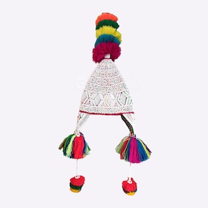 Chullo Quero Hat / Traditional Andean chullo / Shaman cap / Chullo Qero / Andean cap / Typical Inca garment / Handmade - Free shipping