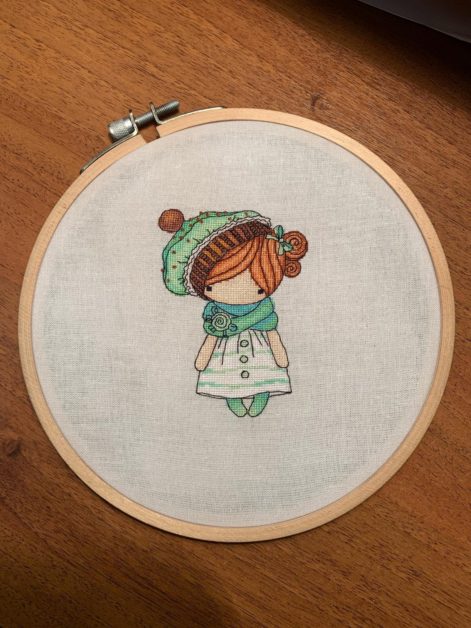 Doll Melissa, Series Magic__dolls. DMC Cross Stitch Chart Needlepoint ...