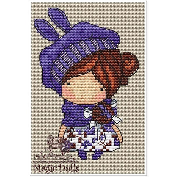 magic dolls cross stitch
