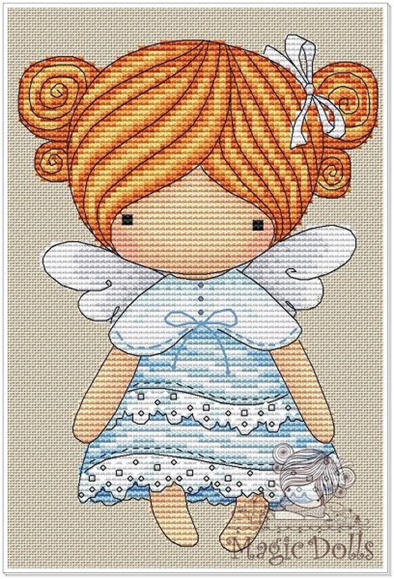 magic dolls cross stitch