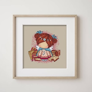 Puppe Lady of the Moon Series Nine Ladies (147), magic__dolls DMC Stickvorlage Stickvorlage Stickvorlage Printable PDF Instant Download