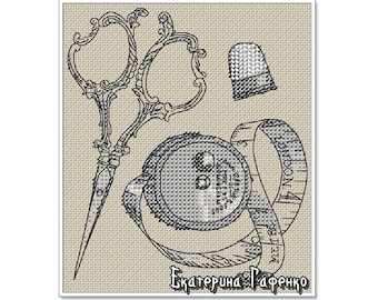 Sewing supplies,  DMC Cross Stitch Chart Needlepoint Pattern Embroidery Chart Printable PDF Instant Download