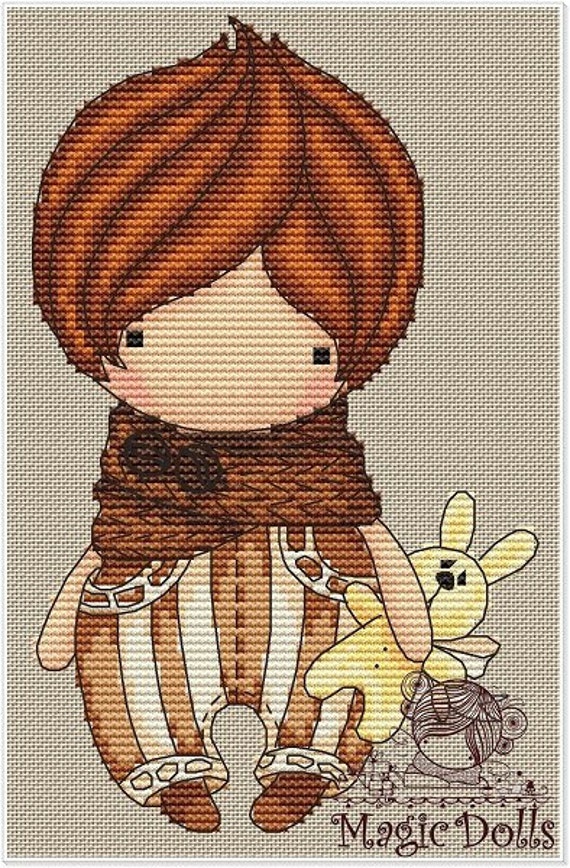 magic dolls cross stitch