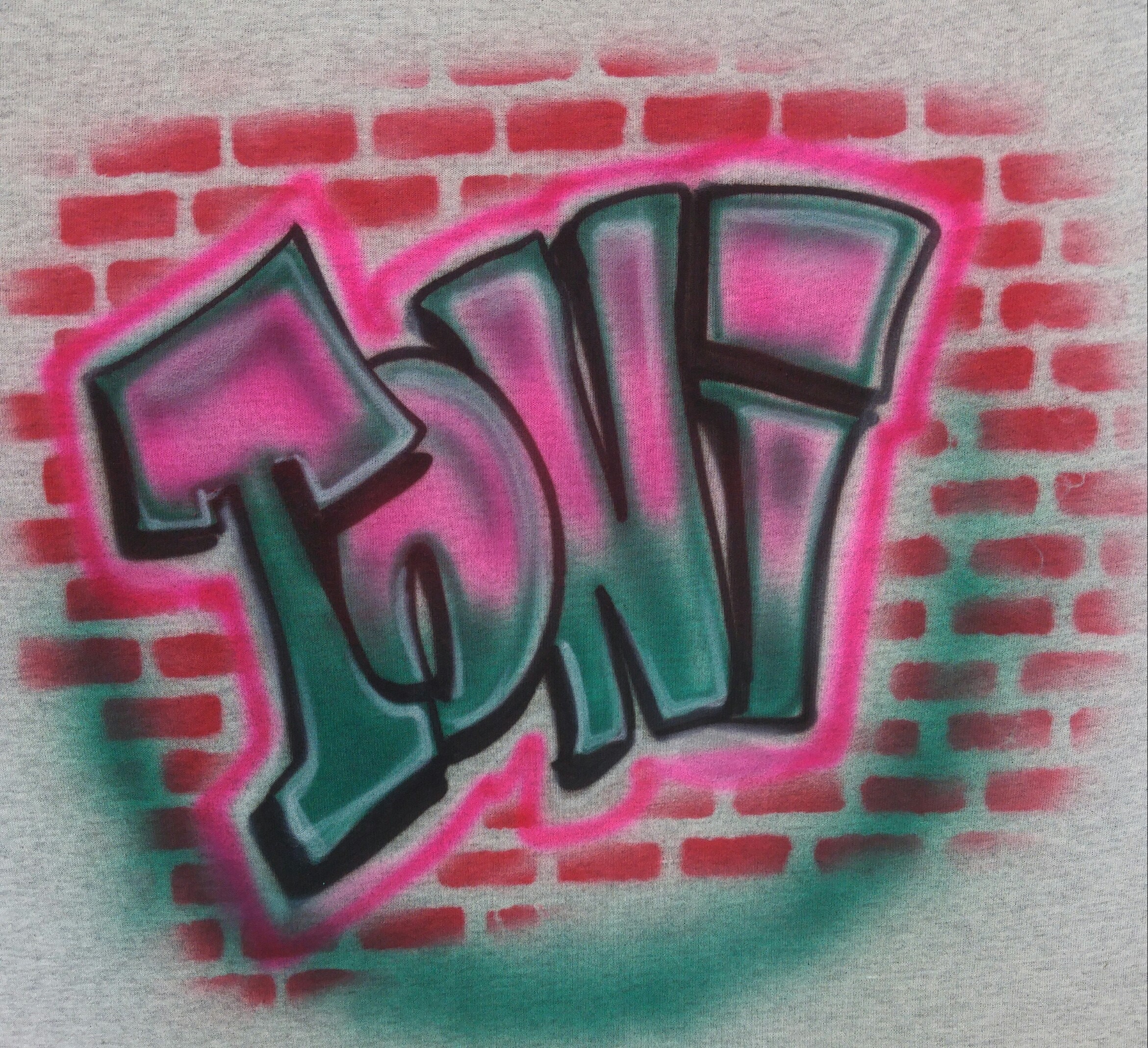 Airbrush Brick Wall 90