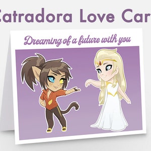Biglietti di San Valentino She-Ra - Scelta tra: Catra / Catradora / Entrapta, Hordak, Emily e Imp / Scorpia