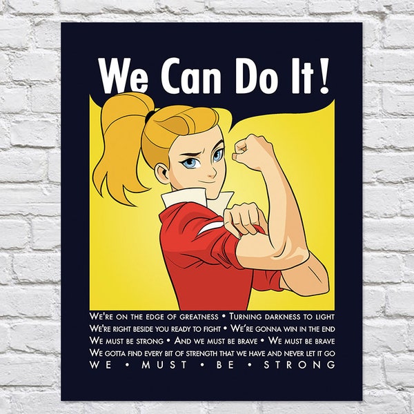 We Can Do It! Poster of Adora (She-Ra) - 16" x 20"