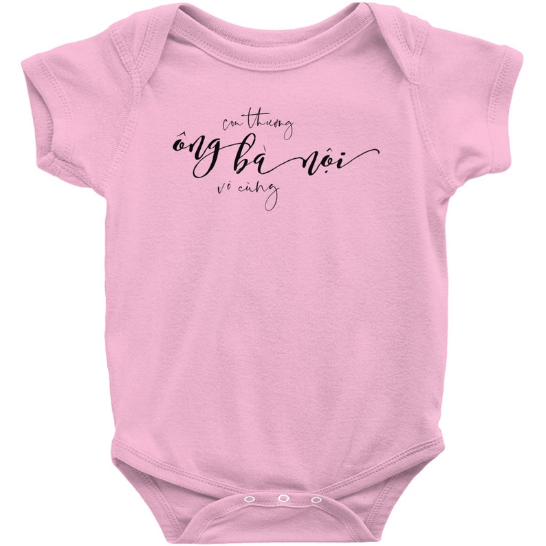 Paternal Grandparents Onesie Vietnamese Ong Ba Noi