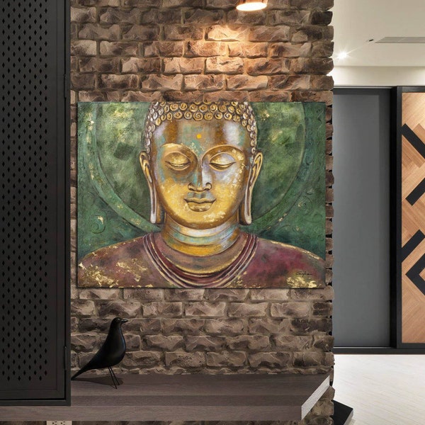 Buddha Art Painting Etsy