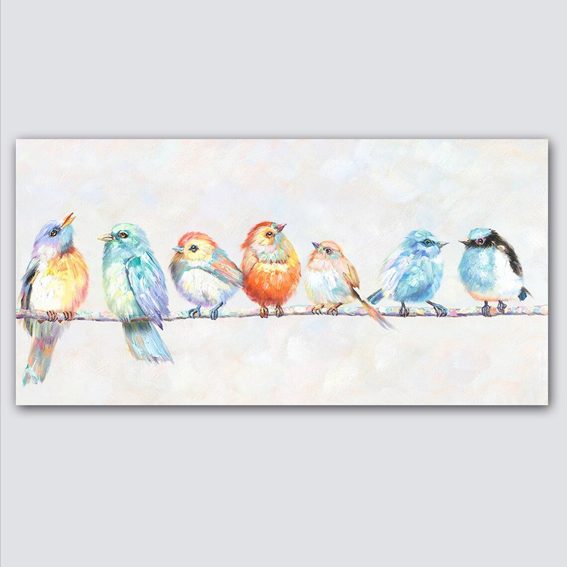 Bird painting bird art home decor Kitchen decor Etsy