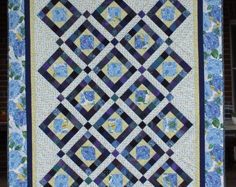 Patchworkdecke, Quilt, ca. 160cm x 200 cm, Handarbeit, Unikat