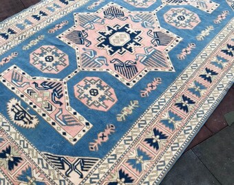 Qushak Runner Vintage Runner Hand Carpet Runner rug Pastel rug Turkish runner rug Brown Runner rug 101 x 59 cm 3 ft 3 in x 1 ft 9 in