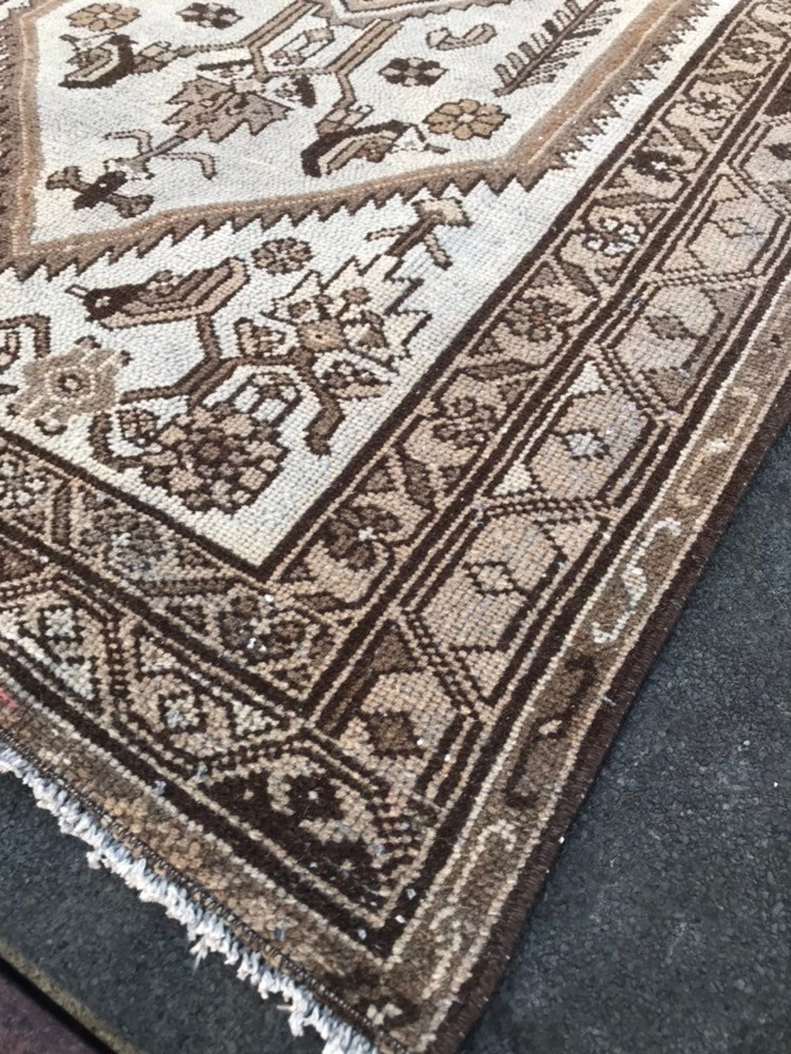4 ft 9 in x 3 ft 2 in 150 x 97 cm Vintage Rug pastel Rug