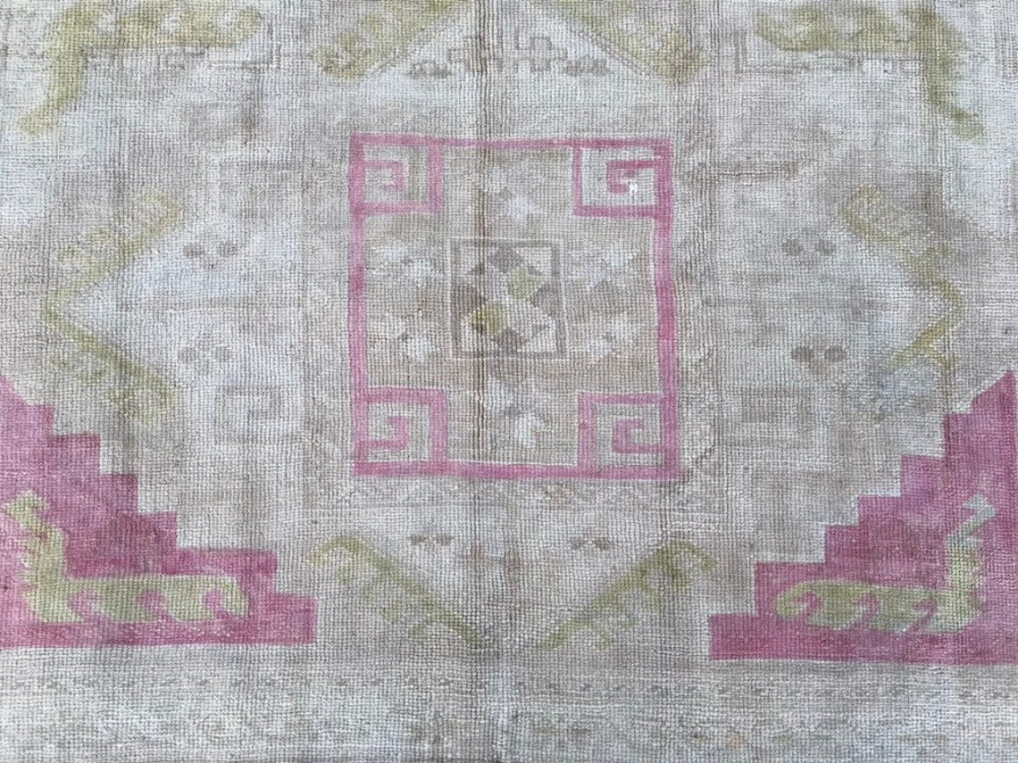 5 ft 7 in x 4 ft 9 in 175 x 148 cm pastel rug pastel Etsy