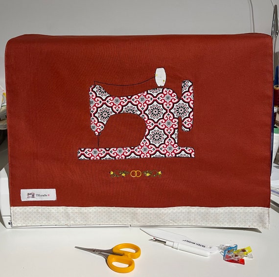 Embroidery Sewing Machine Cover,dust Cover, Appliqué Work Cover, Fabric  Sewing Machine Cover,quilt Work Cover. 