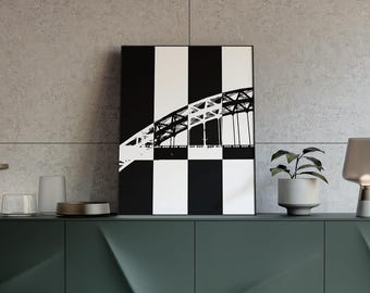 Póster del puente Tyne