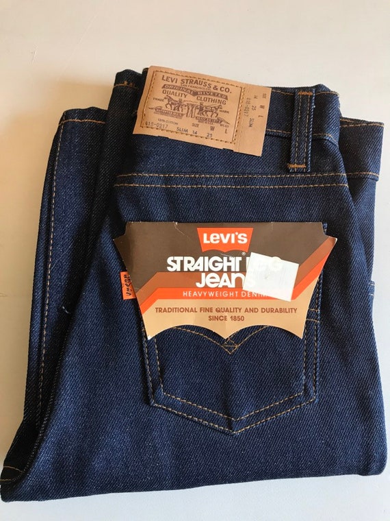 levis unwashed denim