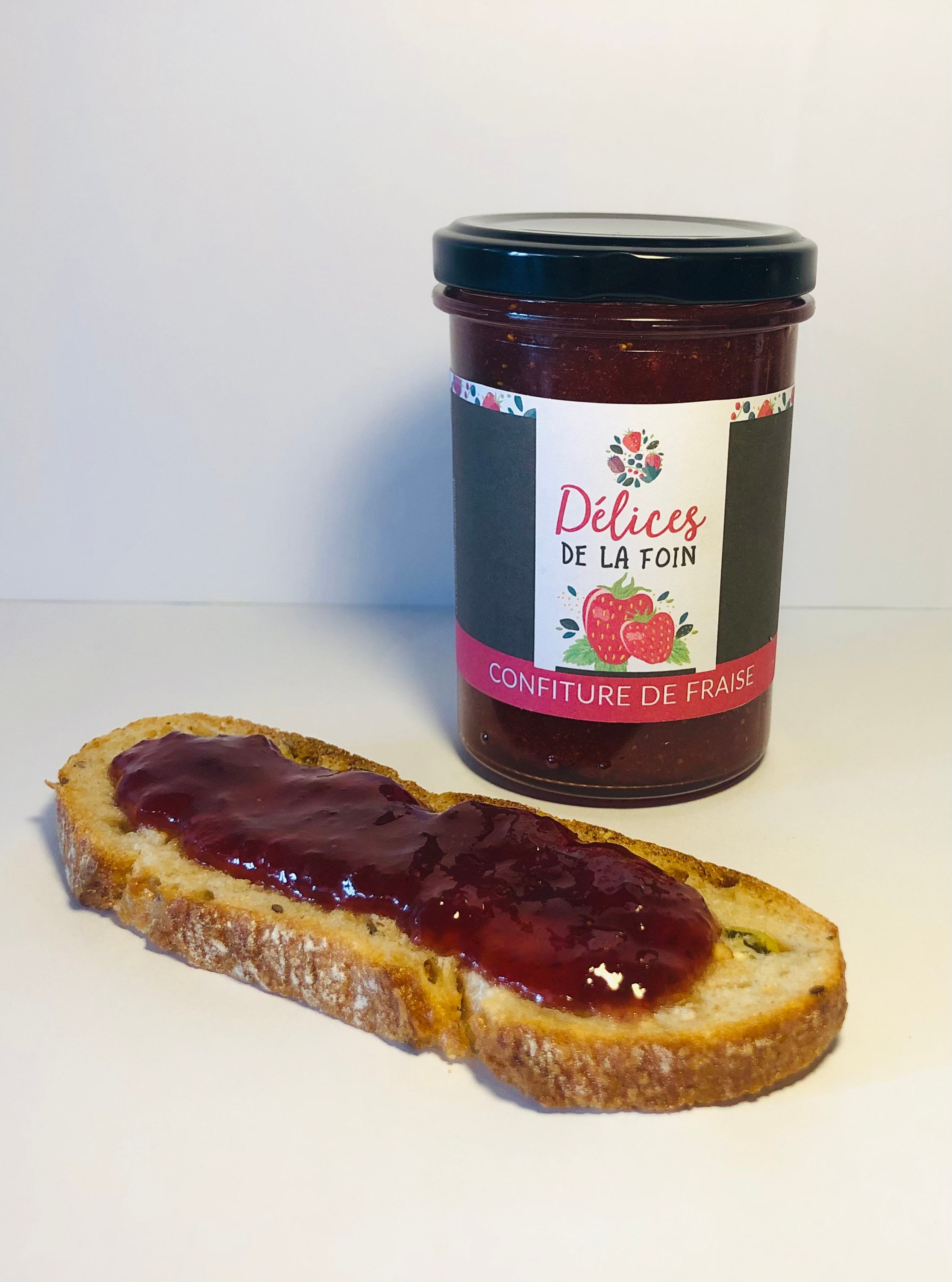 Pot de Confiture Fraise 250G