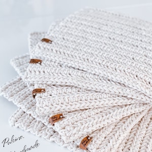 Crochet Table Mat video pattern, Knitted placemat tutorial crochet