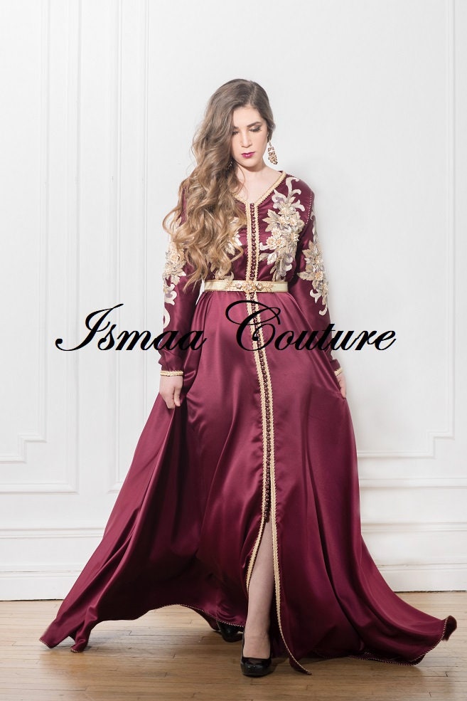 Caftan satin duchesse new arrivals