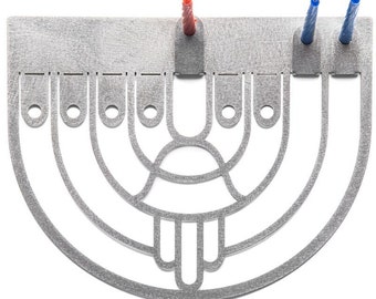 Hamsa menorah, modern Hanukiah, hamsa hand menorah, Chanukah menorah, Hanukkah menorah,  Bar Mitzvah gift