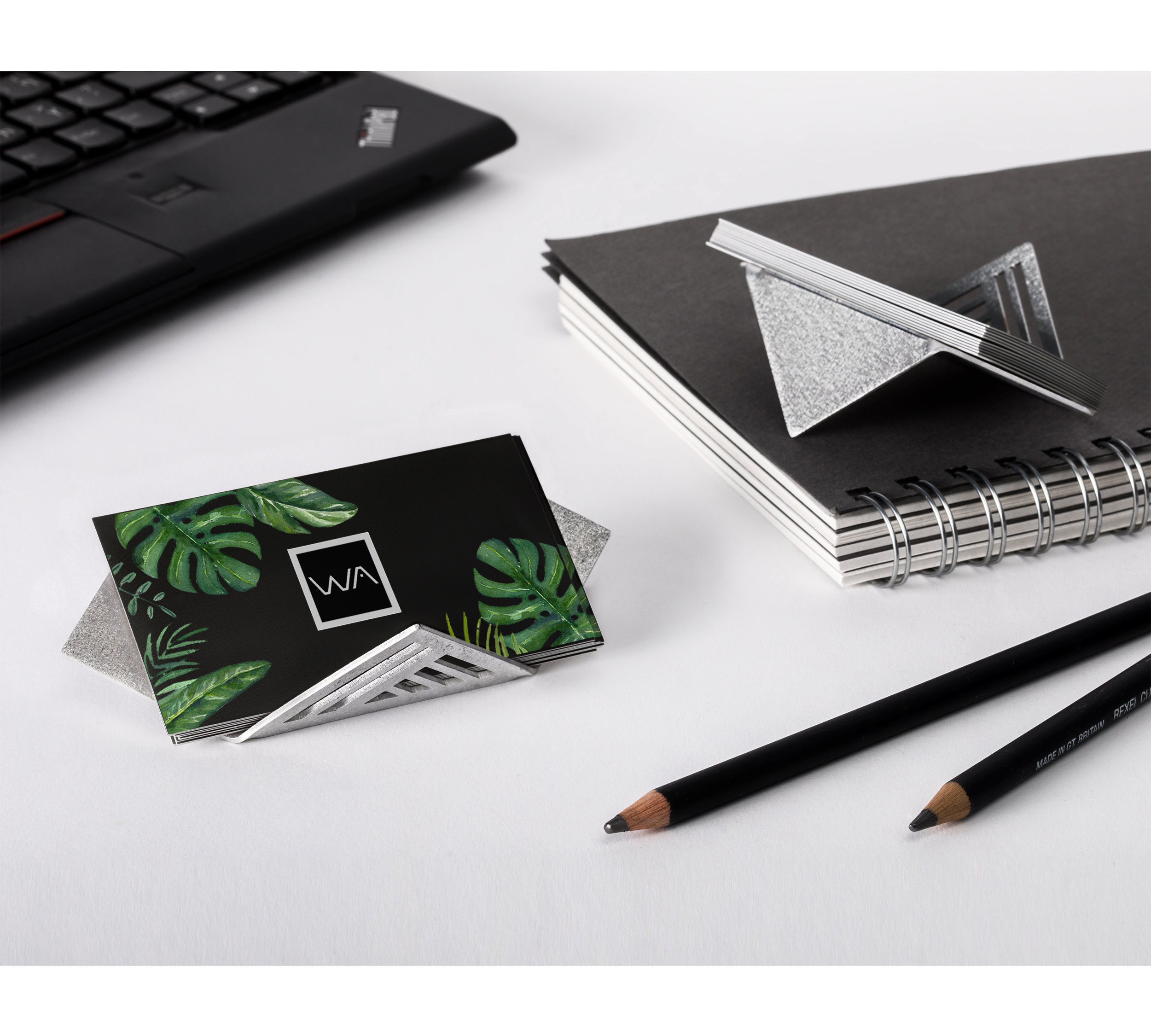 Desk Card Holder, Business Card Holder, Desk Decor, Business Card