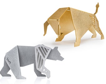Figuras de Touro e Urso de Wall Street | Símbolo do Mercado de Ações
