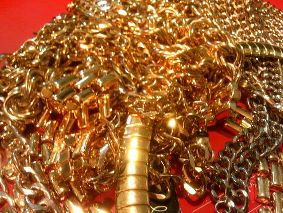 GOLD TONE CHAINS #6