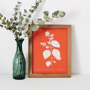 Seeded Eucalyptus Print | Proverbs 3:5