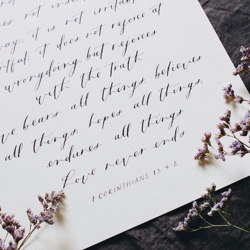 Calligraphy Bible - Etsy