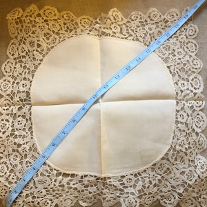 Large Antique Honiton Lace Hankie