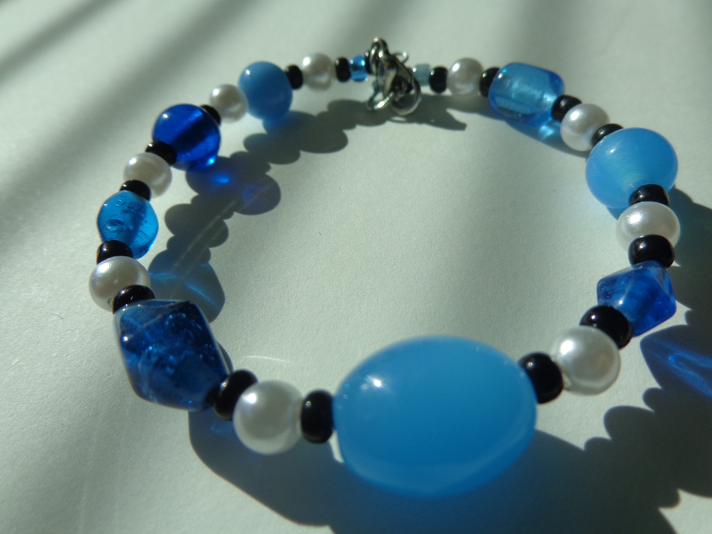 Beaded bracelet adjustable bracelet bangle style bracelet Etsy