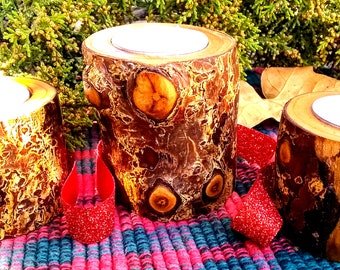 Tea Candle Holder - Votive Candle Holder - Hard Wood - Handmade - Holiday Gift - Christmas Gift - Free Shipping U.S. Wax candles
