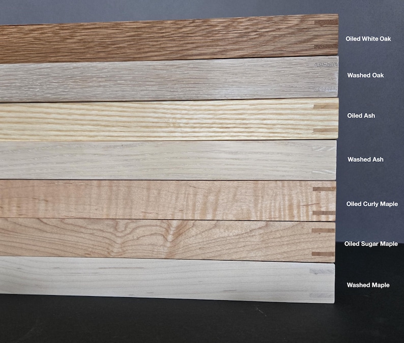 Oiled Curly Maple Picture Frame With Mat / Museum Grade / UV Blocking ...